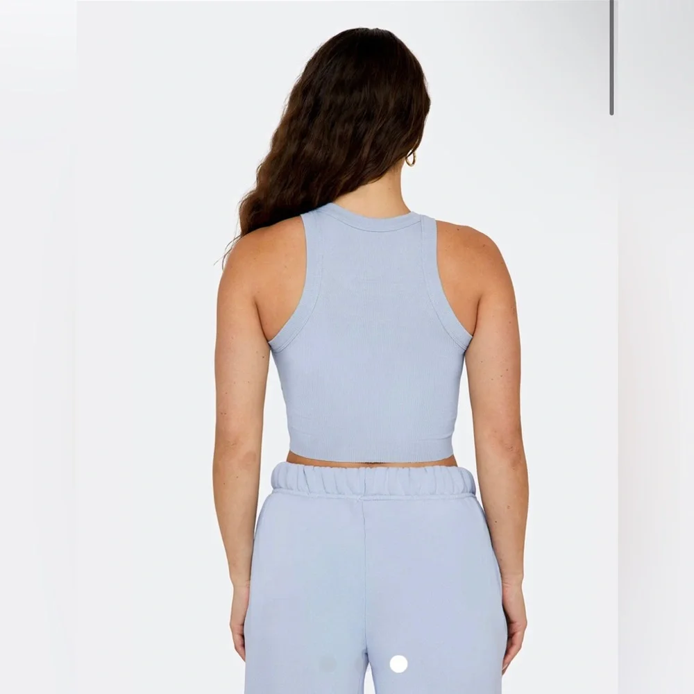 SET ACTIVE Racer Tank-Frost - Picture 2 of 2